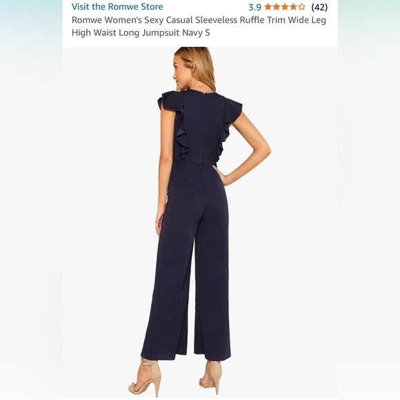 Women’s wideleg jumpsuit - Picture 6 of 6